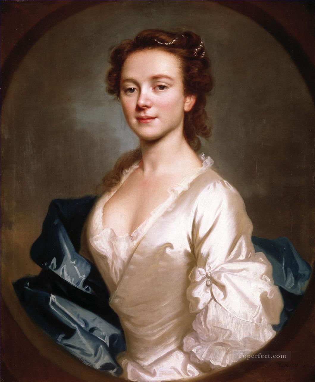 miss craigie 1741 Allan Ramsay Portraiture Classicism Oil Paintings